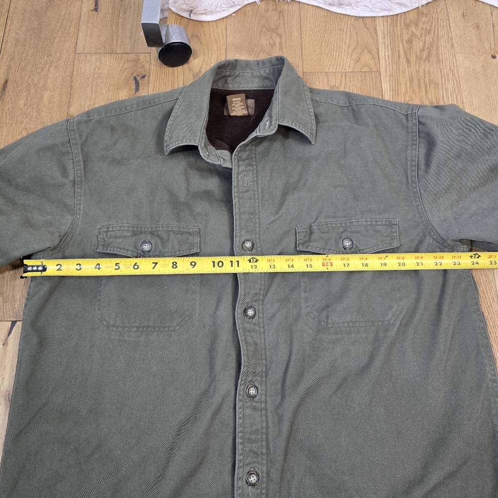 St Johns Bay Olive Green Barn Jacket Fleece Lined Large Extra Large - Picture 6 of 7